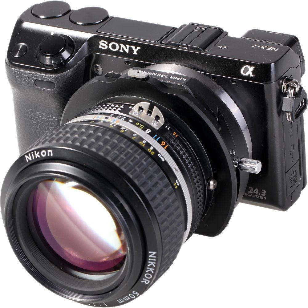 KIPON Lens Mount Adapter for Nikon Lens to Sony E-Mount Camera With Tilt-Shift Functionality