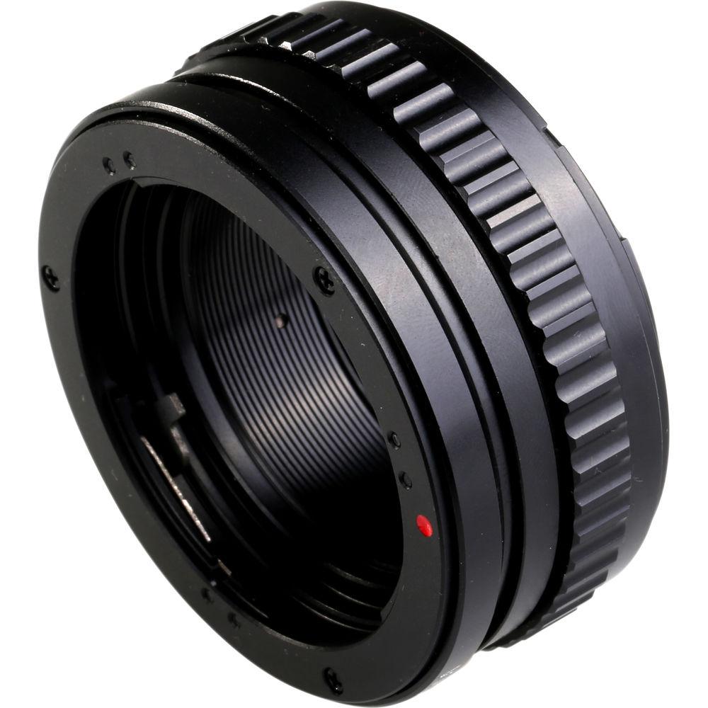 KIPON Macro Lens Mount Adapter with Helicoid for Olympus OM-Mount Lens to Sony-E Mount Camera