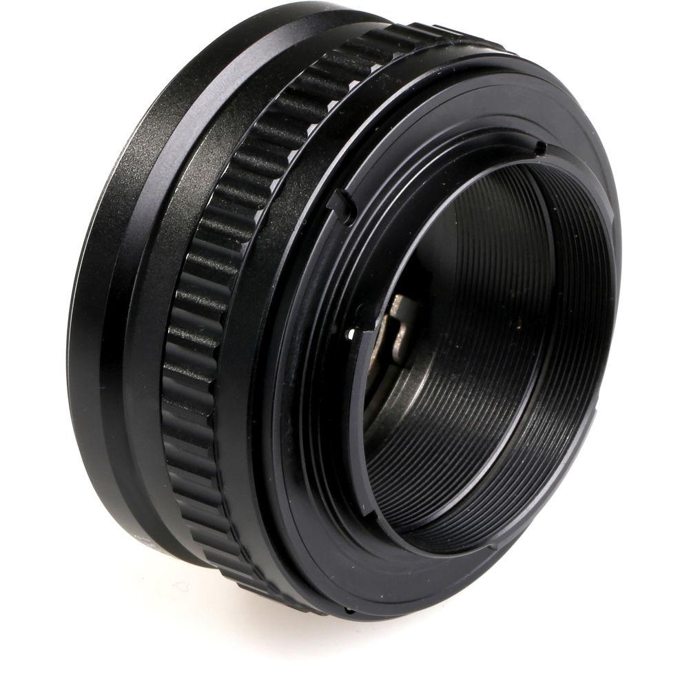 KIPON Macro Lens Mount Adapter with Helicoid for Olympus OM-Mount Lens to Sony-E Mount Camera
