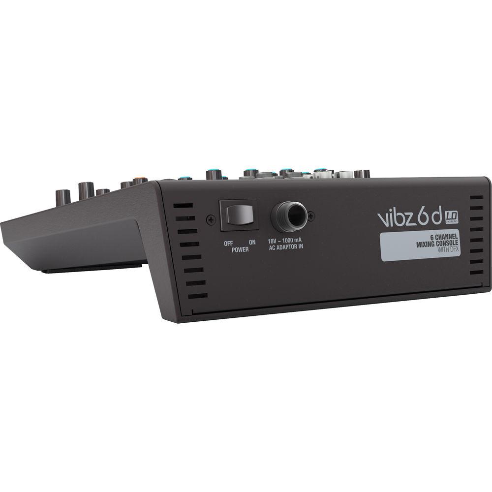 LD Systems 6-Channel Mixing Console with DFX