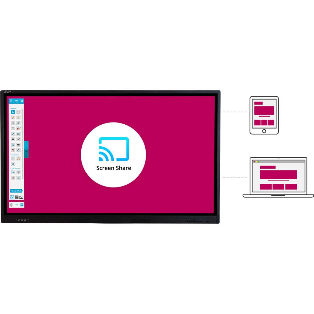 AVer CP Series CP6541 65" LED Interactive Flat Panel Display