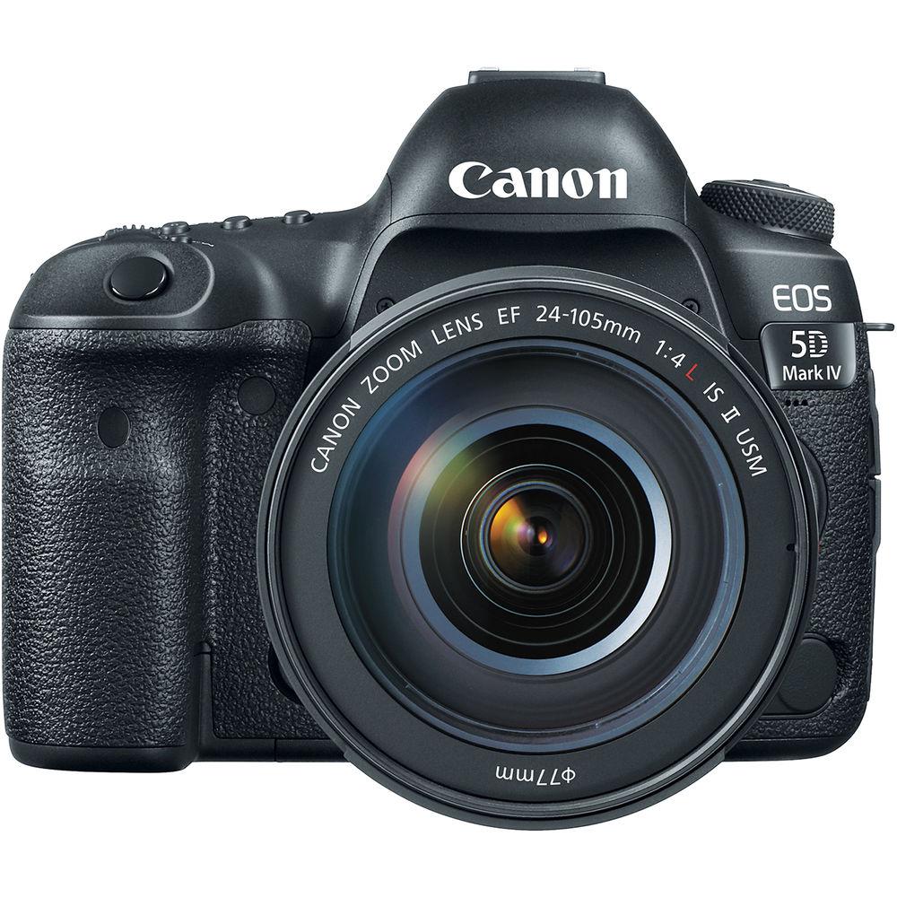 Canon EOS 5D Mark IV DSLR Camera with 24-105mm f 4L II Lens