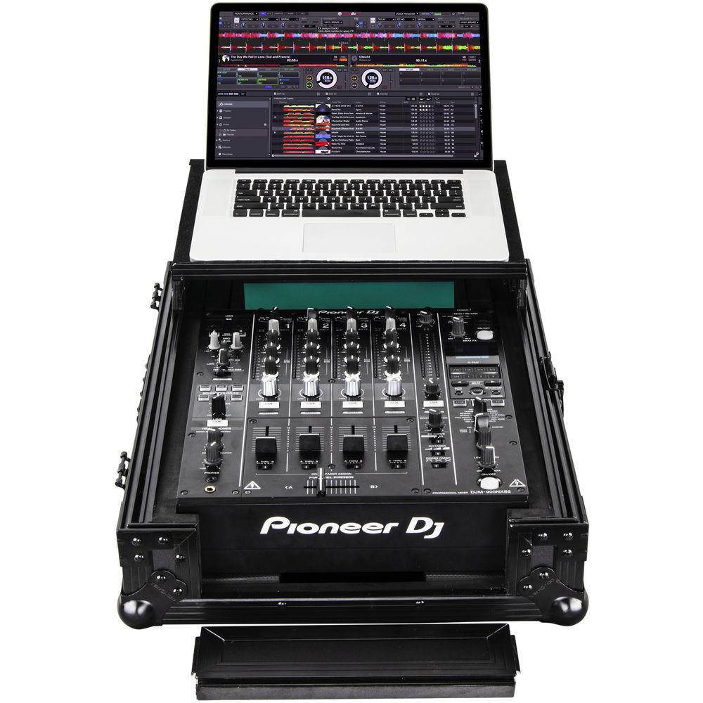 Odyssey Innovative Designs Flight FX Series Universal 12" Format DJ Mixer Case with Multicolored LED Panel