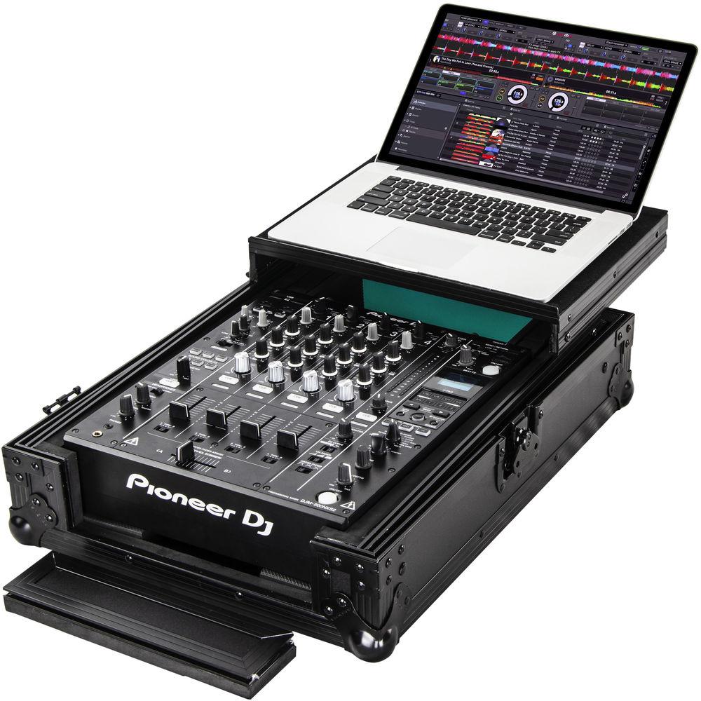 Odyssey Innovative Designs Flight FX Series Universal 12" Format DJ Mixer Case with Multicolored LED Panel