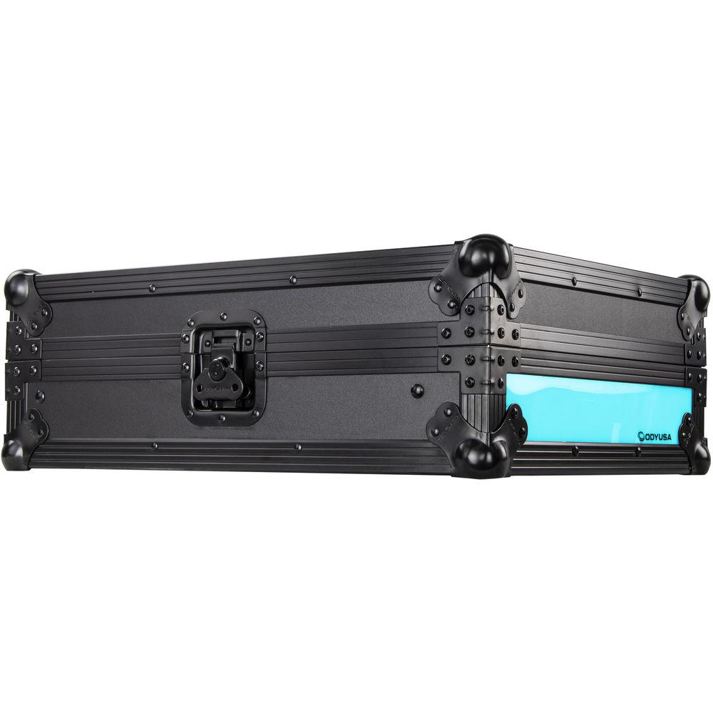 Odyssey Innovative Designs Flight FX Series Universal 12" Format DJ Mixer Case with Multicolored LED Panel
