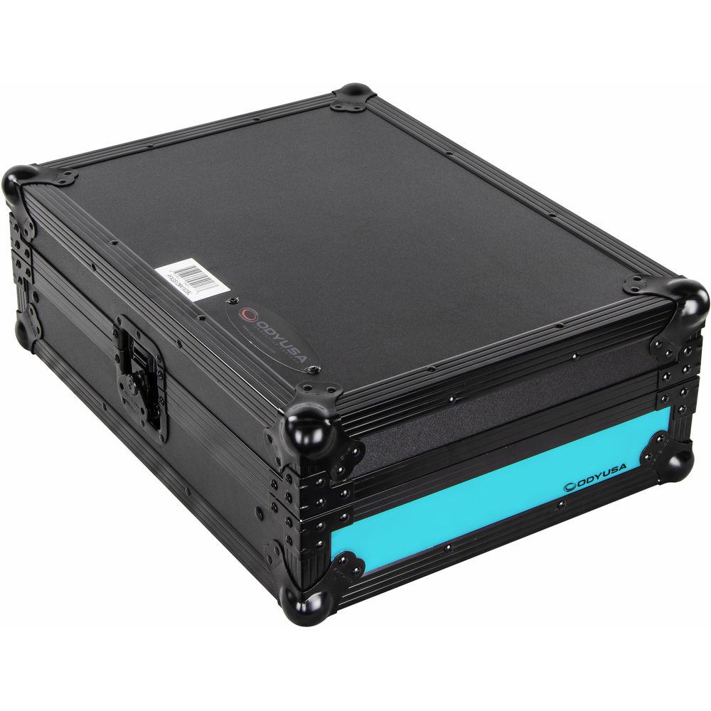 Odyssey Innovative Designs Flight FX Series Universal 12" Format DJ Mixer Case with Multicolored LED Panel