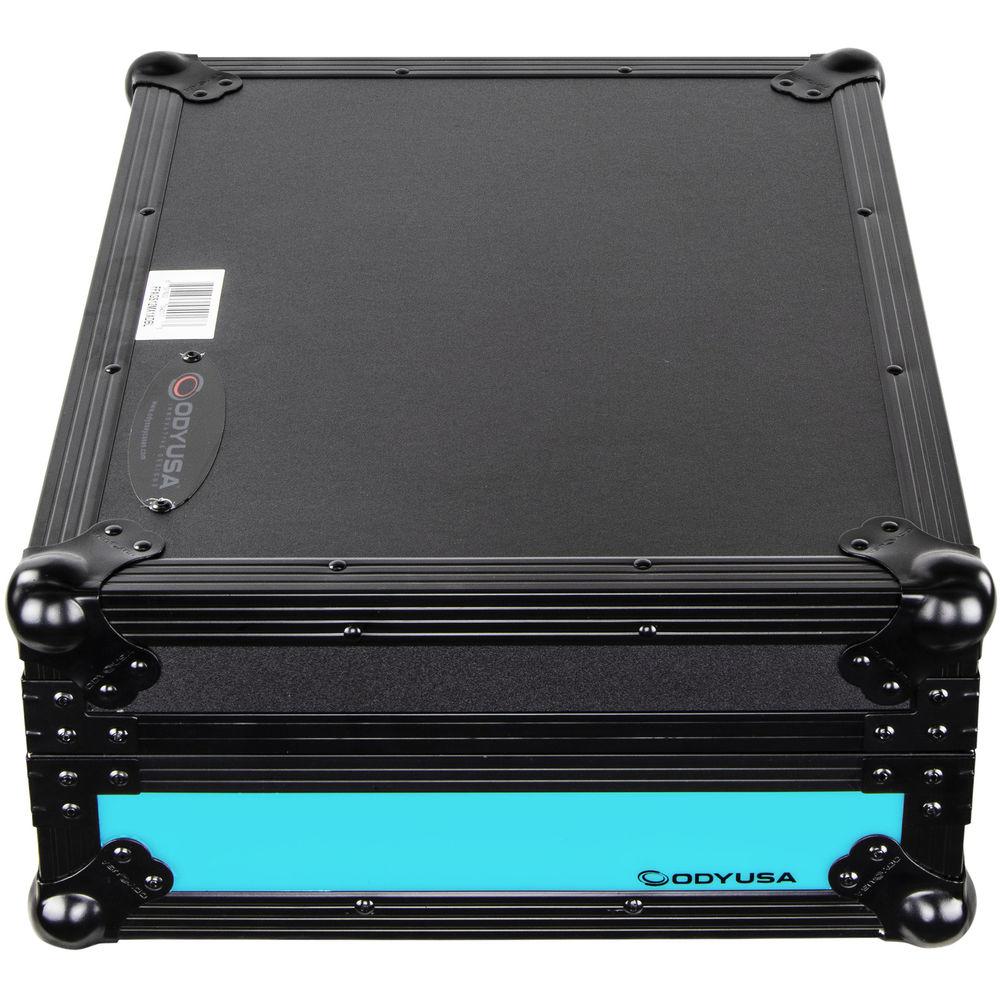 Odyssey Innovative Designs Flight FX Series Universal 12" Format DJ Mixer Case with Multicolored LED Panel