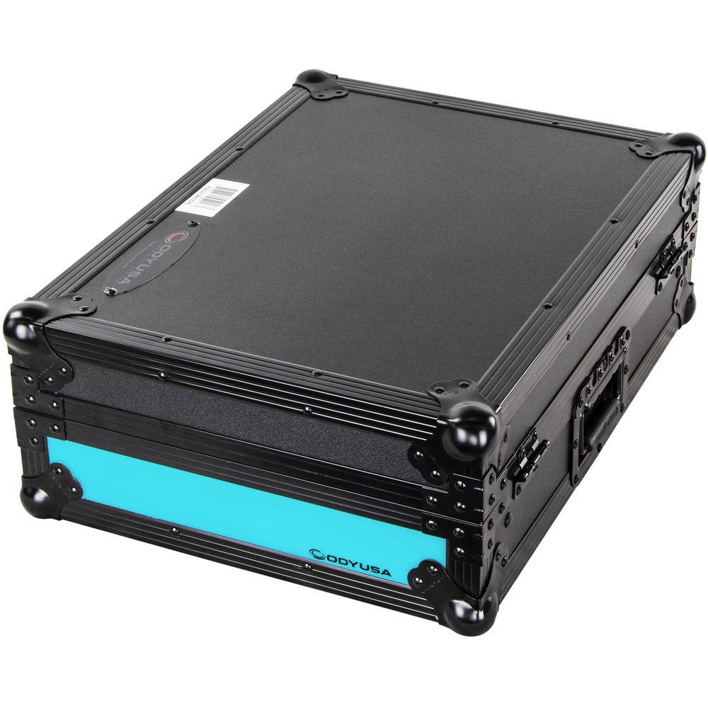 Odyssey Innovative Designs Flight FX Series Universal 12" Format DJ Mixer Case with Multicolored LED Panel