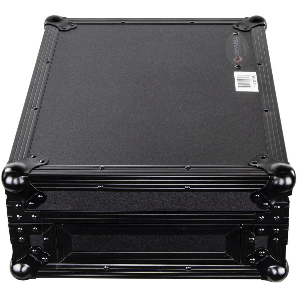 Odyssey Innovative Designs Flight FX Series Universal 12" Format DJ Mixer Case with Multicolored LED Panel