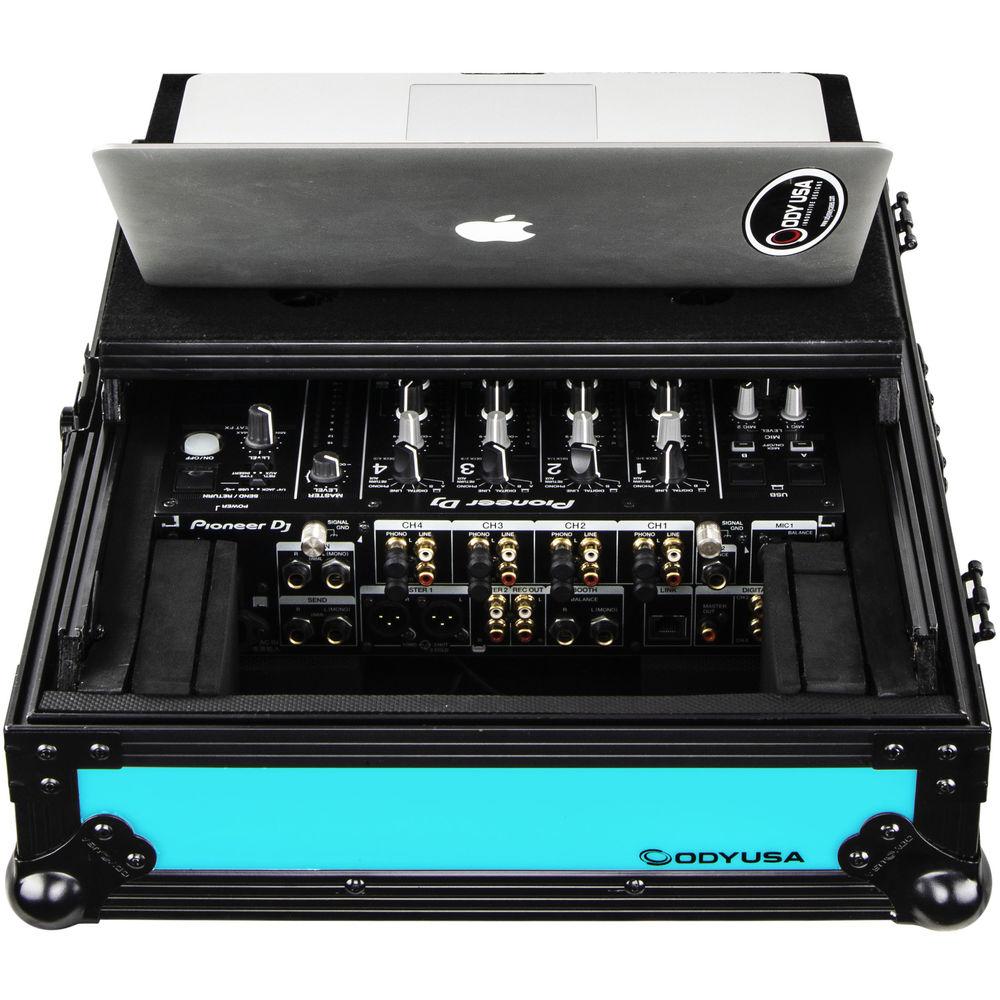Odyssey Innovative Designs Flight FX Series Universal 12" Format DJ Mixer Case with Multicolored LED Panel