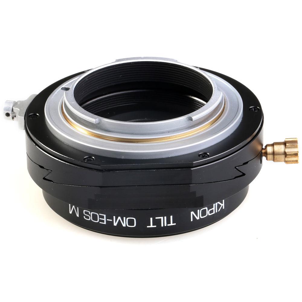 KIPON Lens Mount Adapter for Olympus OM Lens to Canon EF-M-Mount Camera with Tilt Functionality