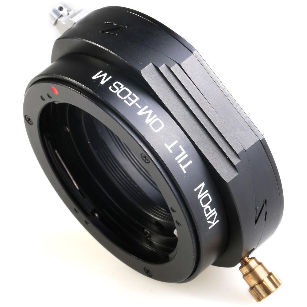KIPON Lens Mount Adapter for Olympus OM Lens to Canon EF-M-Mount Camera with Tilt Functionality