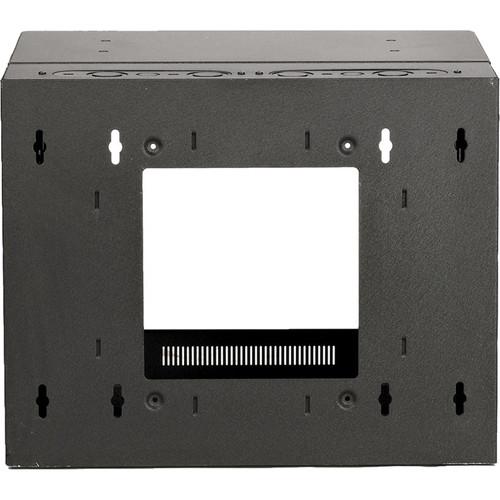 Lowell Manufacturing Rack-Sectional Wall Mount-7U, 19" Deep, 1-Pair Adjustable Rails