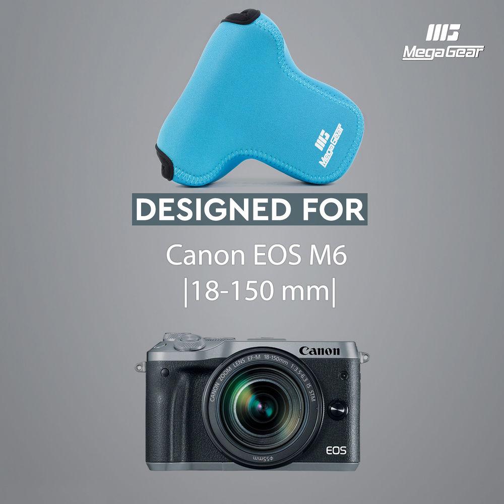 MegaGear Ultra-Light Neoprene Case for Canon EOS M6 with 18-150mm Lens
