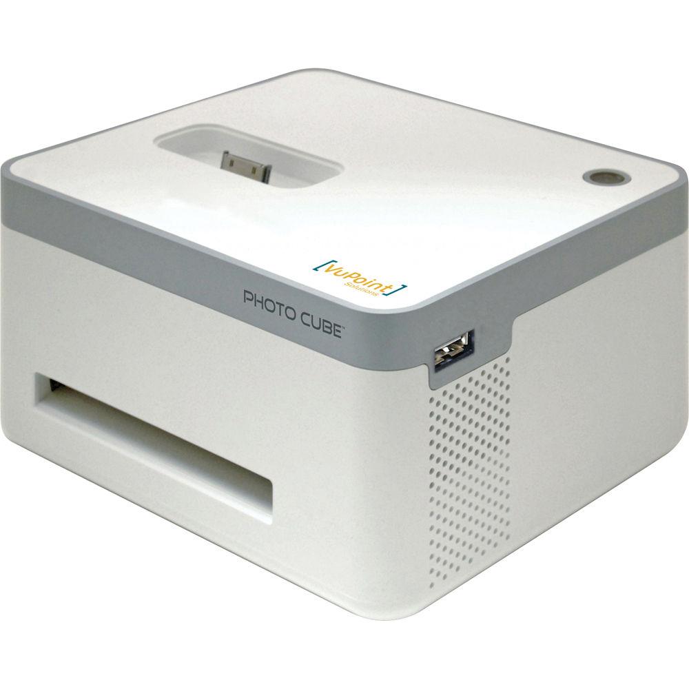 VuPoint Solutions Photo Cube Compact Photo Printer - Refurbished