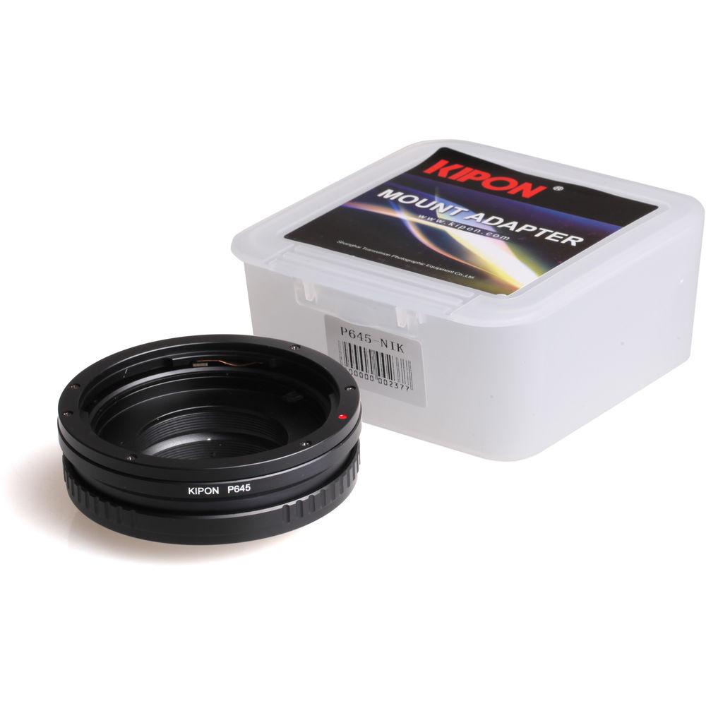 KIPON Lens Mount Adapter for Pentax 645 Lens to Nikon F-Mount Camera