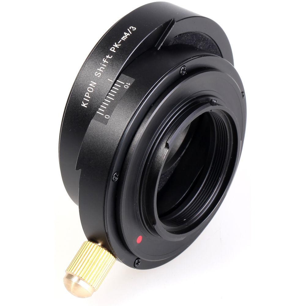 KIPON Lens Mount Adapter for Pentax K Lens to Micro Four Thirds-Mount Camera with Shift Functionality