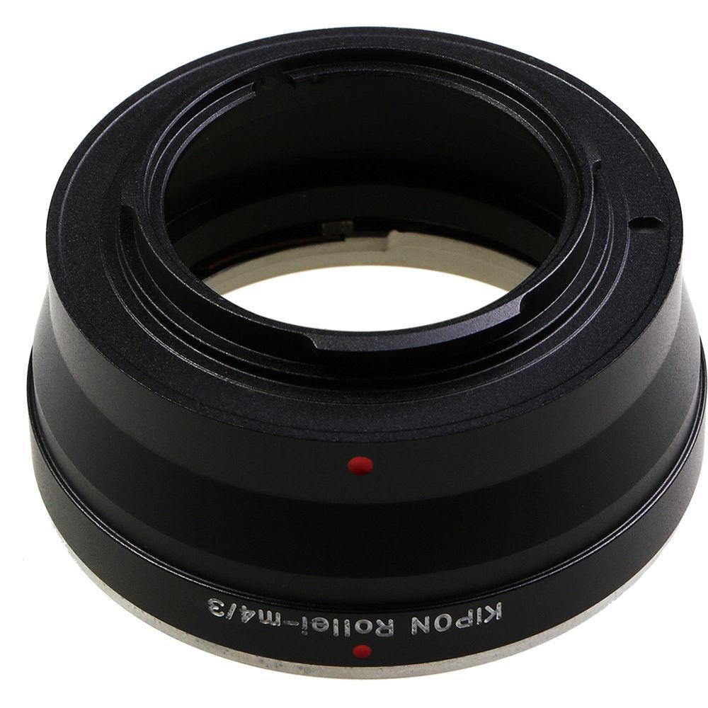 KIPON Lens Mount Adapter for Rolleiflex Quick-Bayonet Mount Lens to Micro Four Thirds-Mount Camera