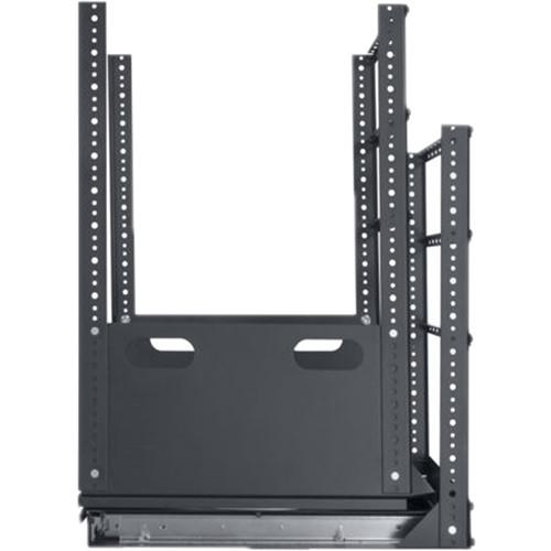 Lowell Manufacturing Rack-Pull and Turn System-14U, 2-Slides, 19" Deep