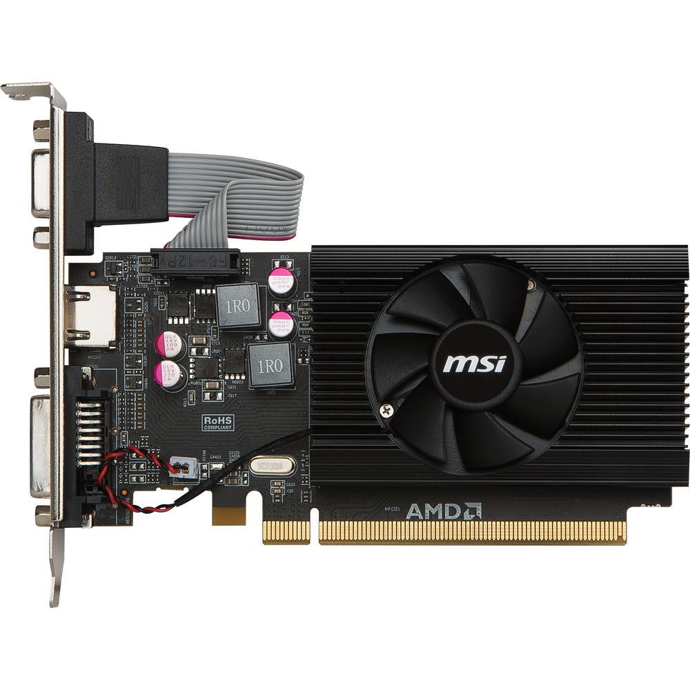 MSI Radeon R7 240 2GD3 64B LP Graphics Card