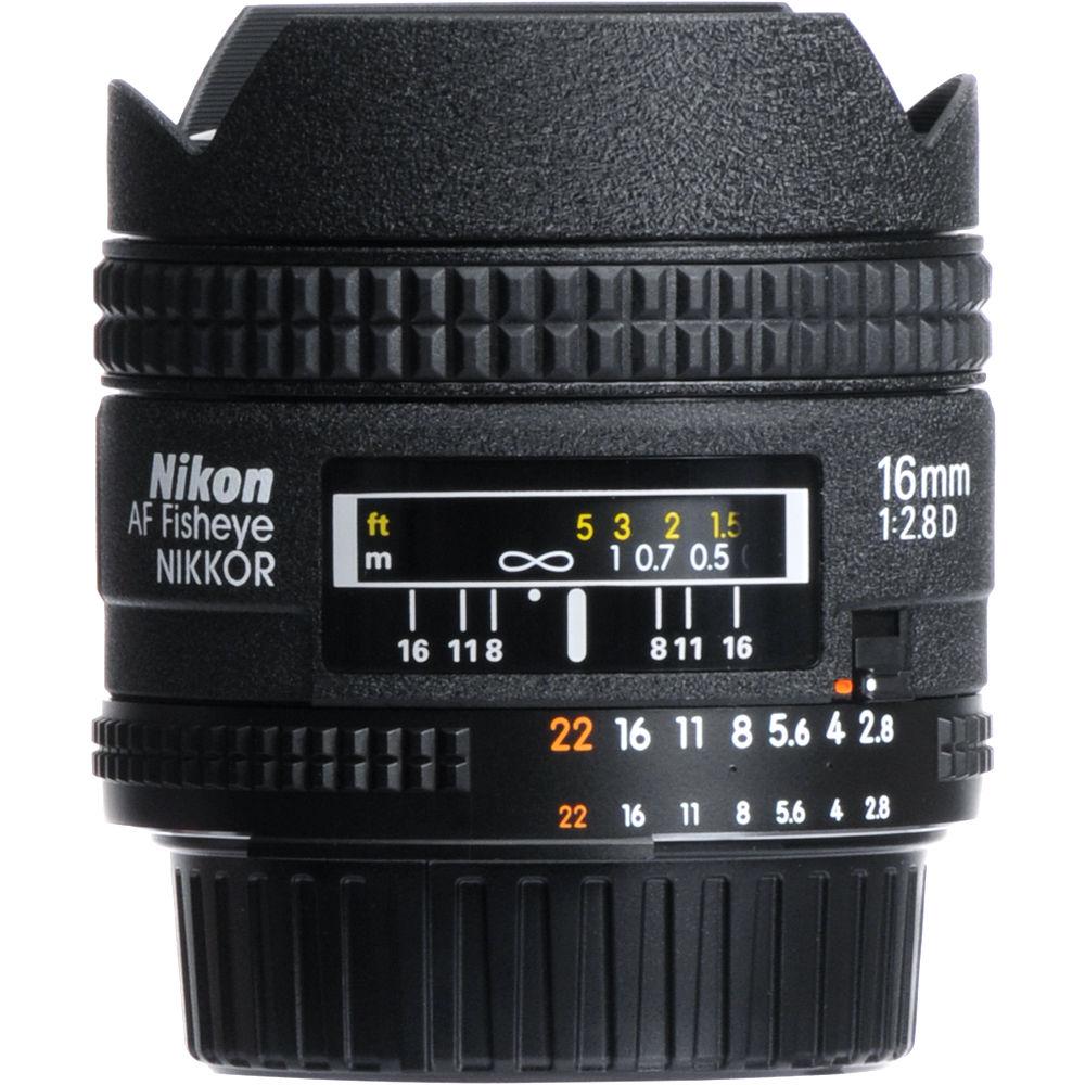 Nikon AF Fisheye-NIKKOR 16mm f 2.8D Lens