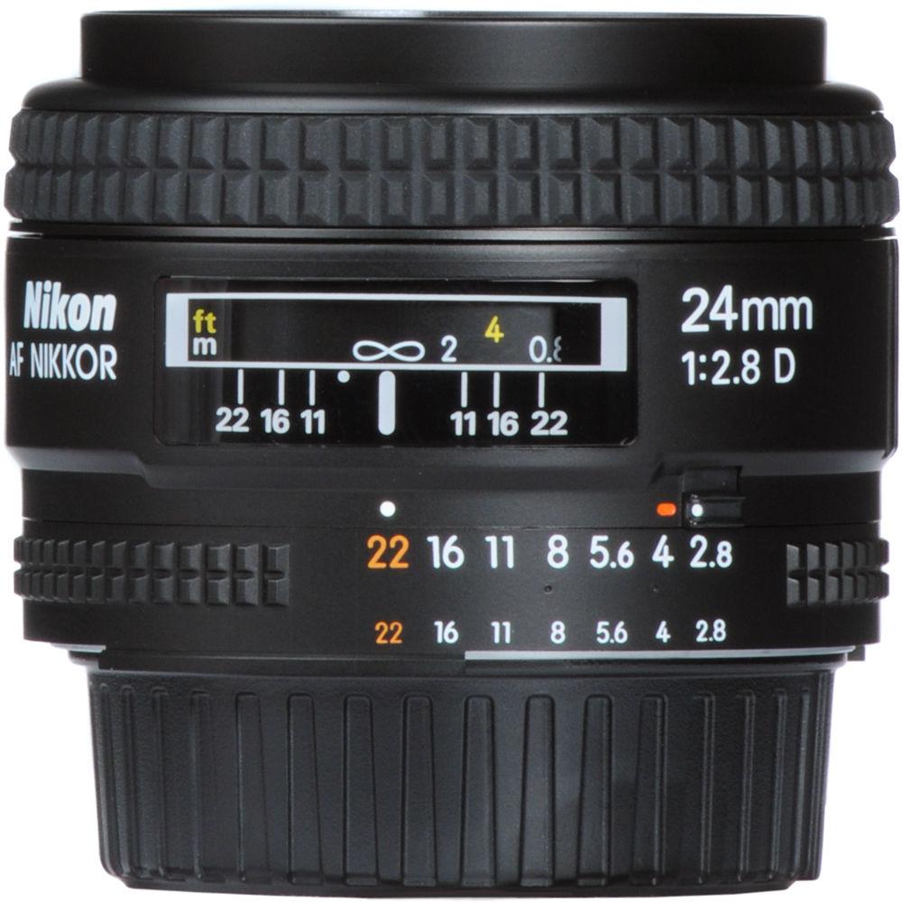 Nikon AF NIKKOR 24mm f 2.8D Lens