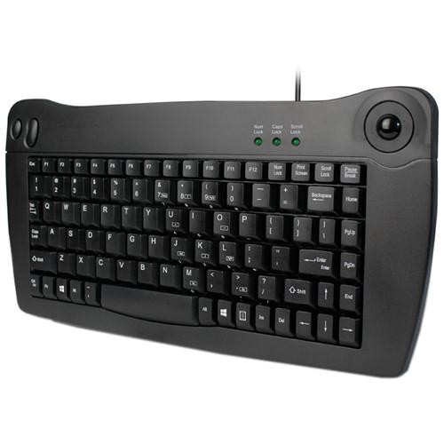 Adesso Wired Mini-Trackball Keyboard