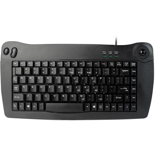 Adesso Wired Mini-Trackball Keyboard