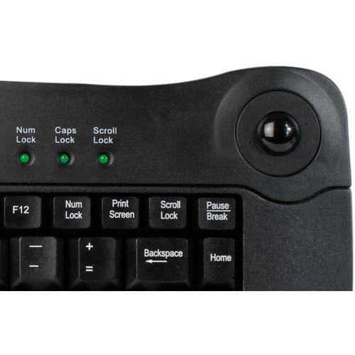 Adesso Wired Mini-Trackball Keyboard