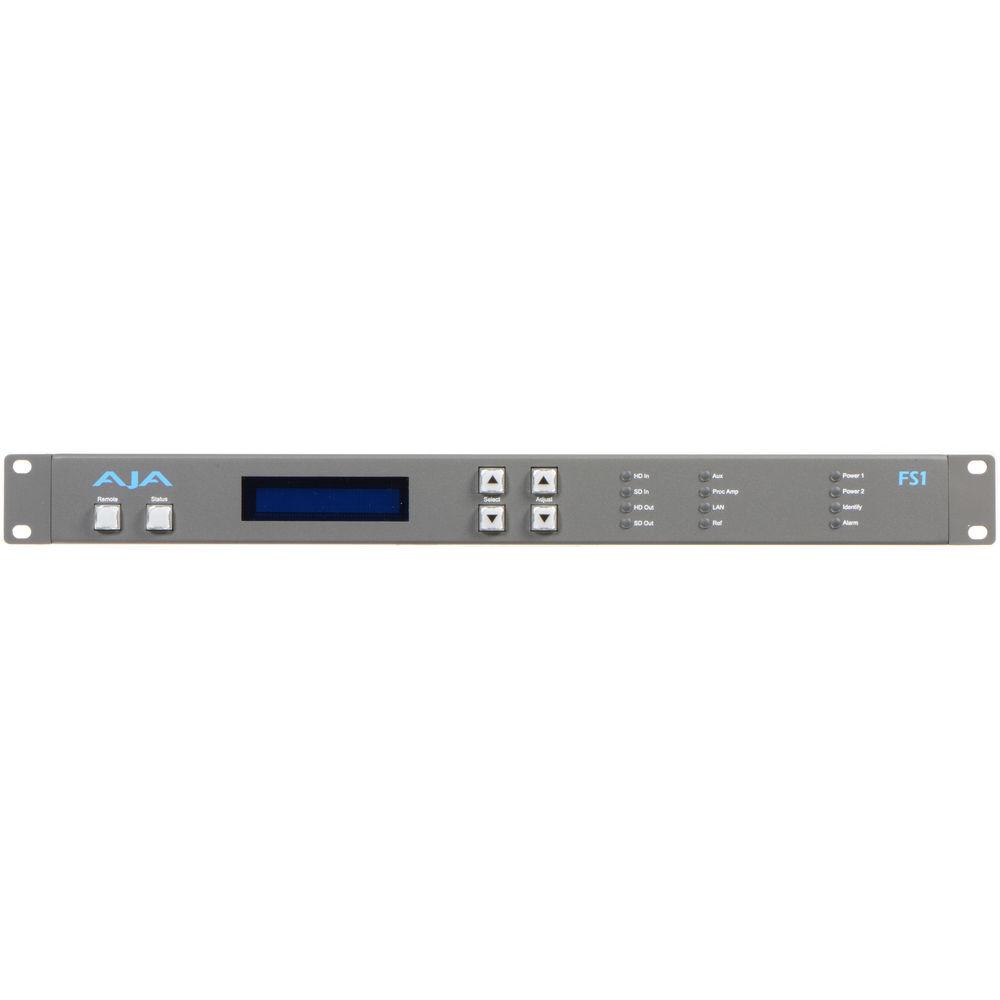 AJA FS1 Frame Synchronizer and Bi-directional Converter - HD and SD, Digital and Analog Audio, Rackmountable