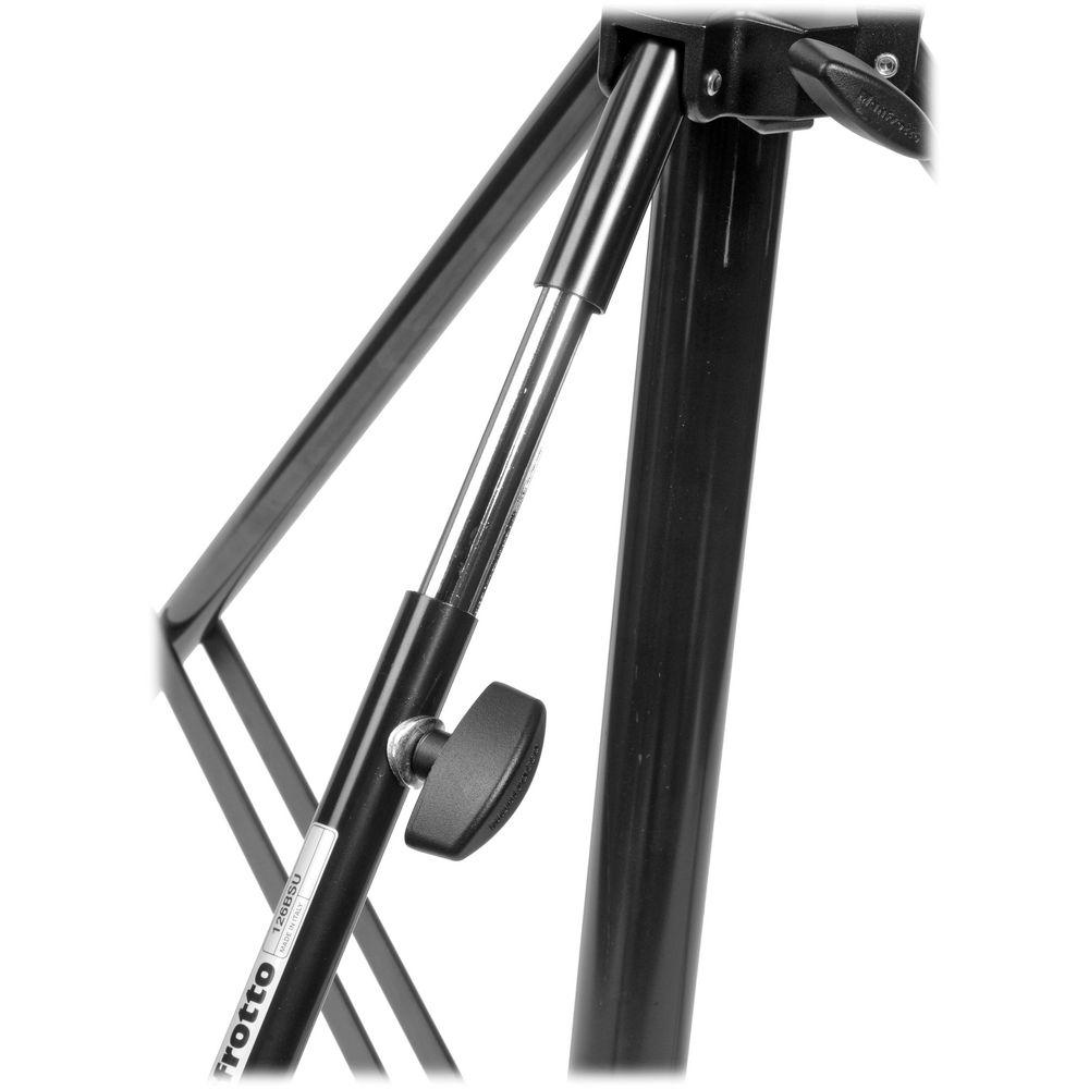 Manfrotto 126BSU Heavy Duty Steel Cine Stand, Black - 11