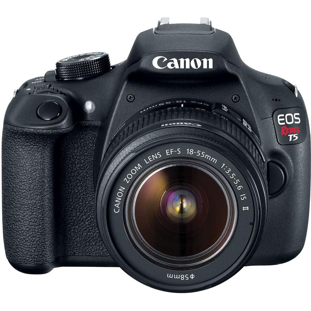 Canon EOS Rebel T5 DSLR Camera with 18-55mm Lens - Refurbished