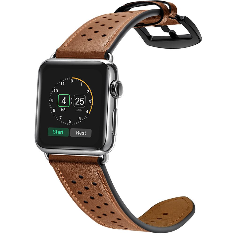 CASEPH Genuine Leather Band for 38mm 40mm Apple Watch