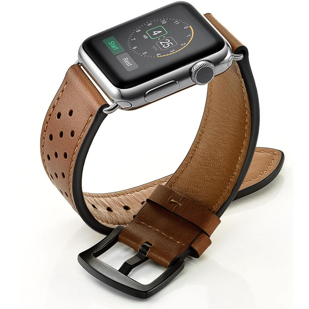 CASEPH Genuine Leather Band for 38mm 40mm Apple Watch