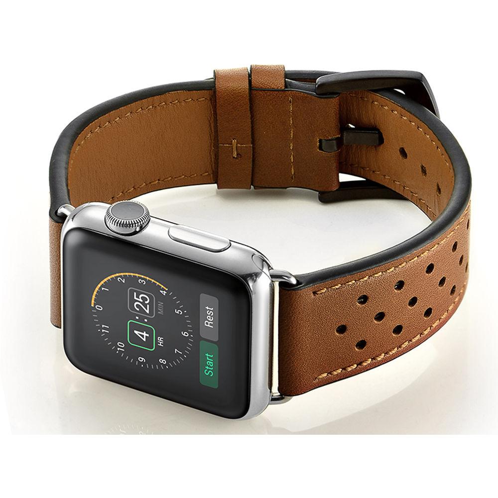 CASEPH Genuine Leather Band for 38mm 40mm Apple Watch