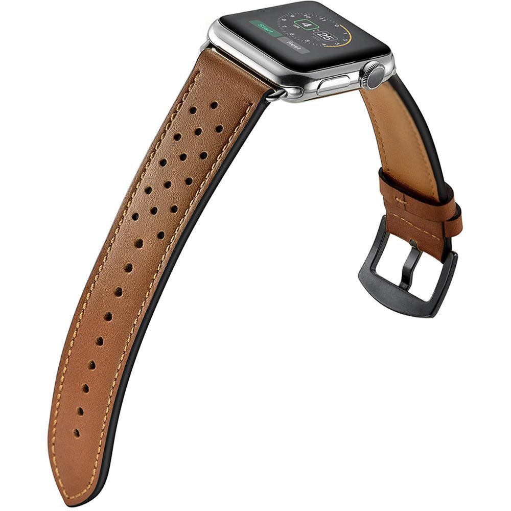 CASEPH Genuine Leather Band for 38mm 40mm Apple Watch