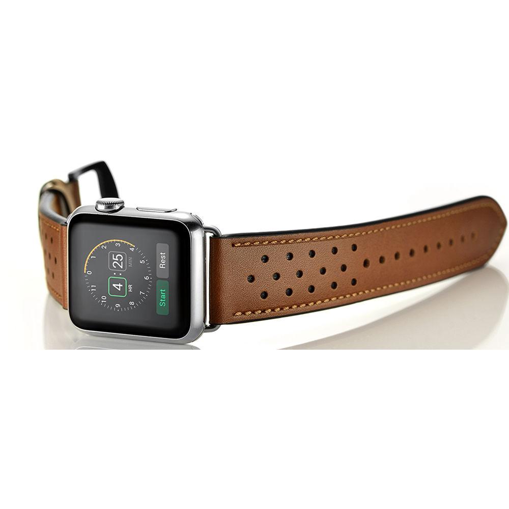 CASEPH Genuine Leather Band for 38mm 40mm Apple Watch
