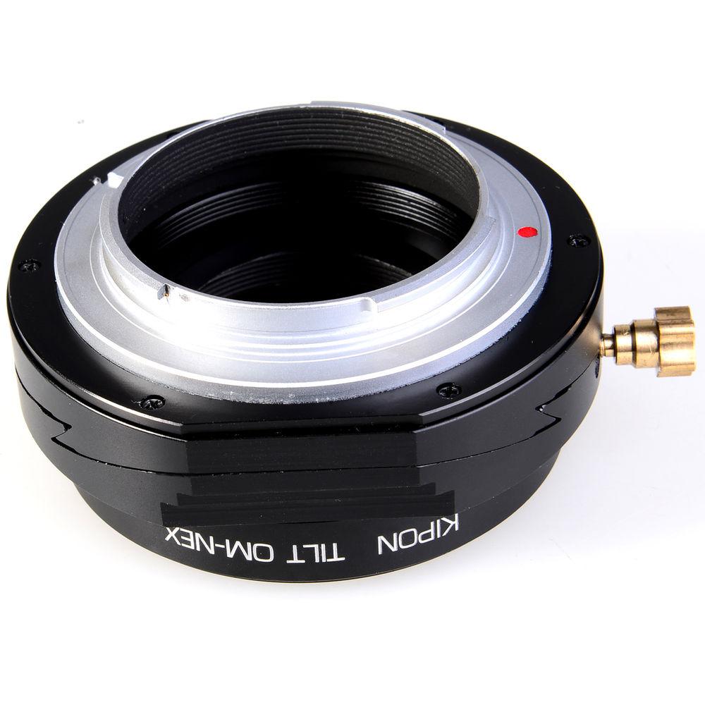 KIPON Lens Mount Adapter for Olympus OM Lens to Sony E-Mount Camera With Tilt Functionality
