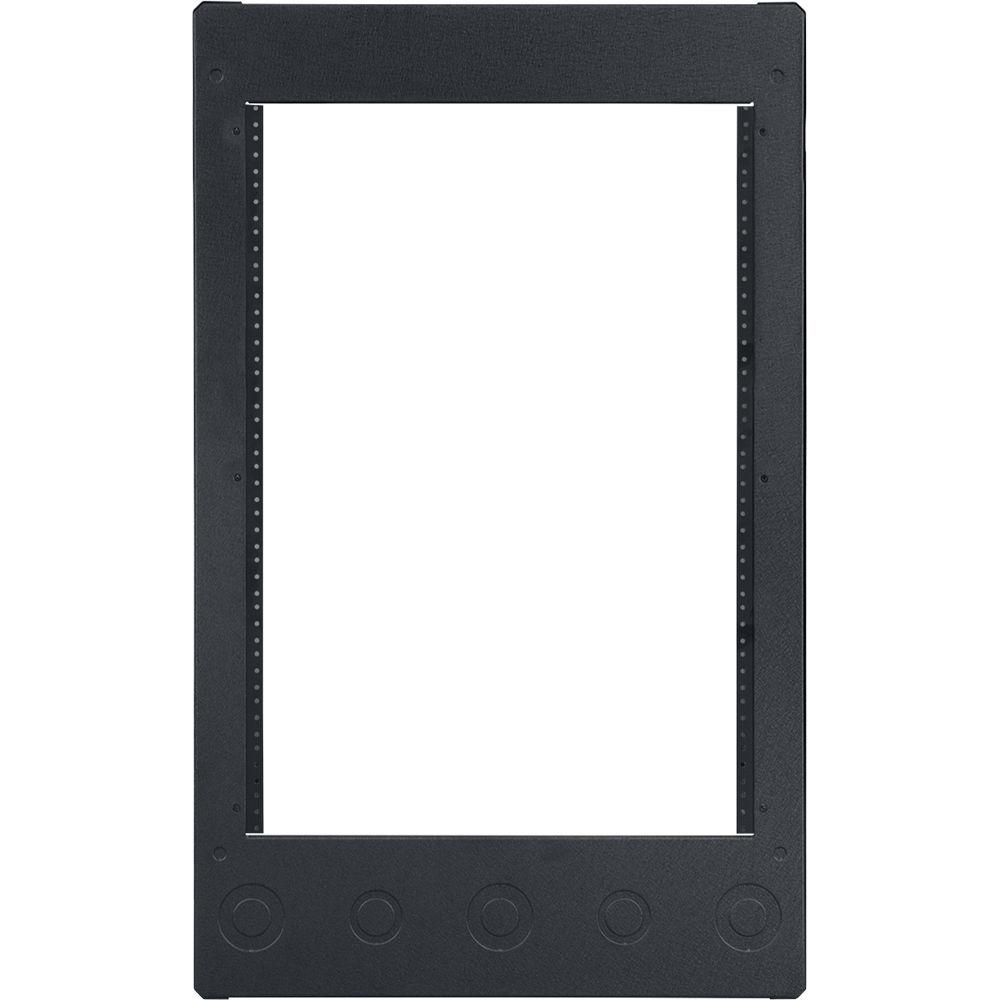 Lowell Manufacturing Rack-Gangable-40U 42"Deep, 2-Pair Rails, Rear Door