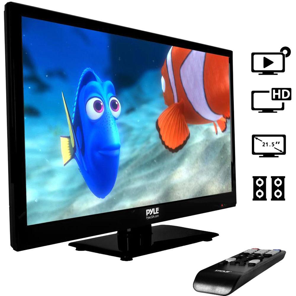 Pyle Home PTVDLED22 22" Class Full HD LED TV with Built-In DVD Player