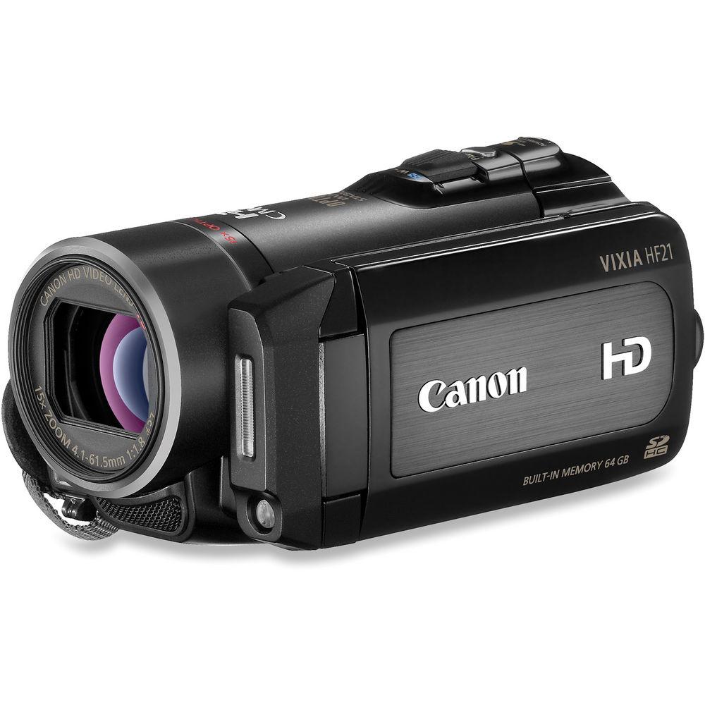 Canon VIXIA HF21 Dual Flash Memory Camcorder - Refurbished