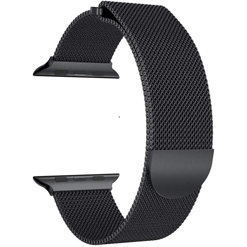CASEPH Stainless Steel Mesh Band for 38mm 40mm Apple Watch