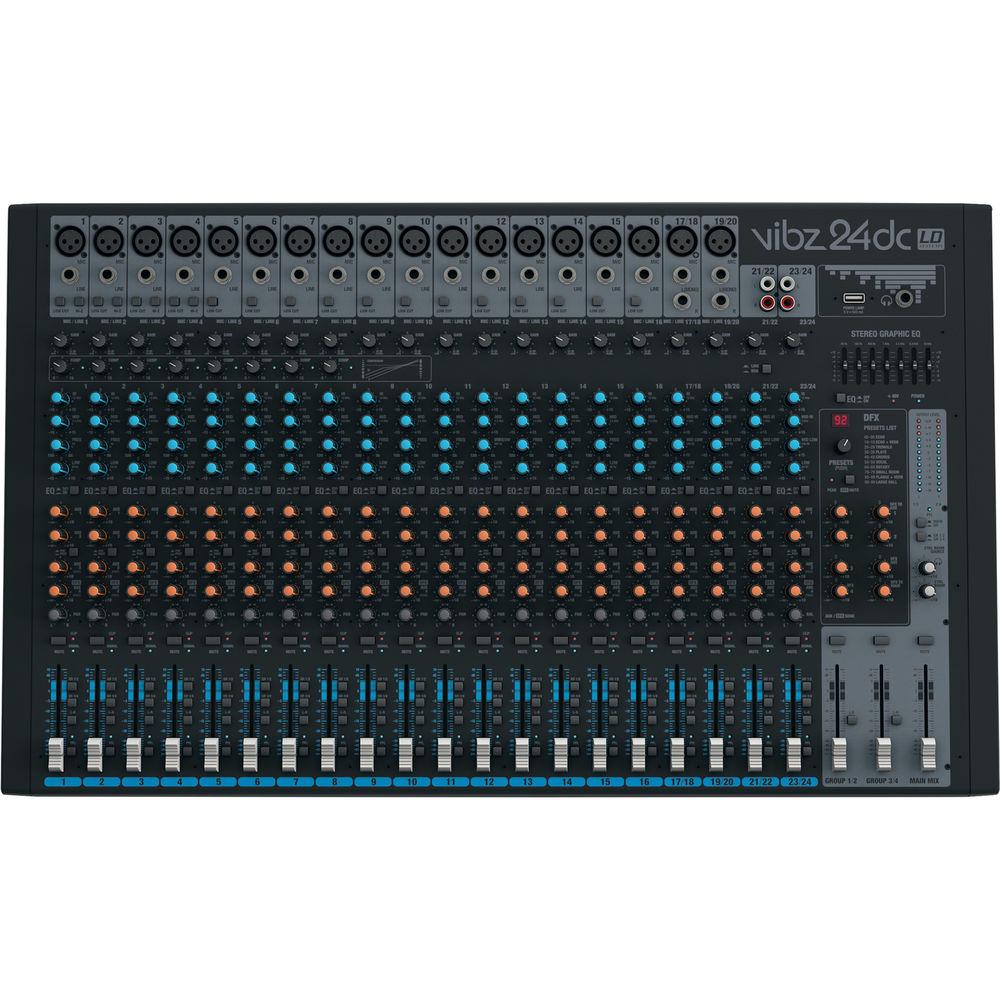 LD Systems 24-Channel Mixing Console with DFX and Compressor