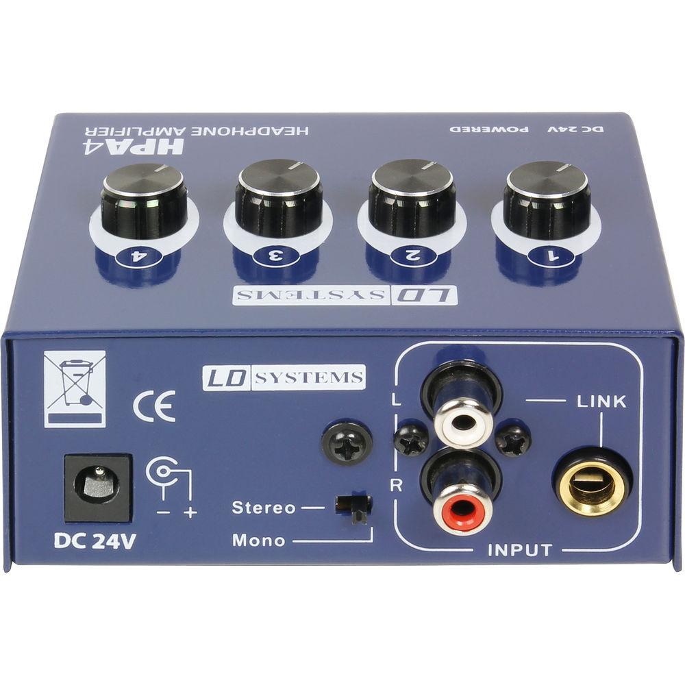 LD Systems Headphone Amplifier 4-Channel, LD, Systems, Headphone, Amplifier, 4-Channel