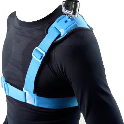 MegaGear Chest Shoulder Strap Mount for GoPro with Cleaning Cloth