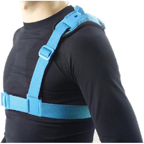 MegaGear Chest Shoulder Strap Mount for GoPro with Cleaning Cloth