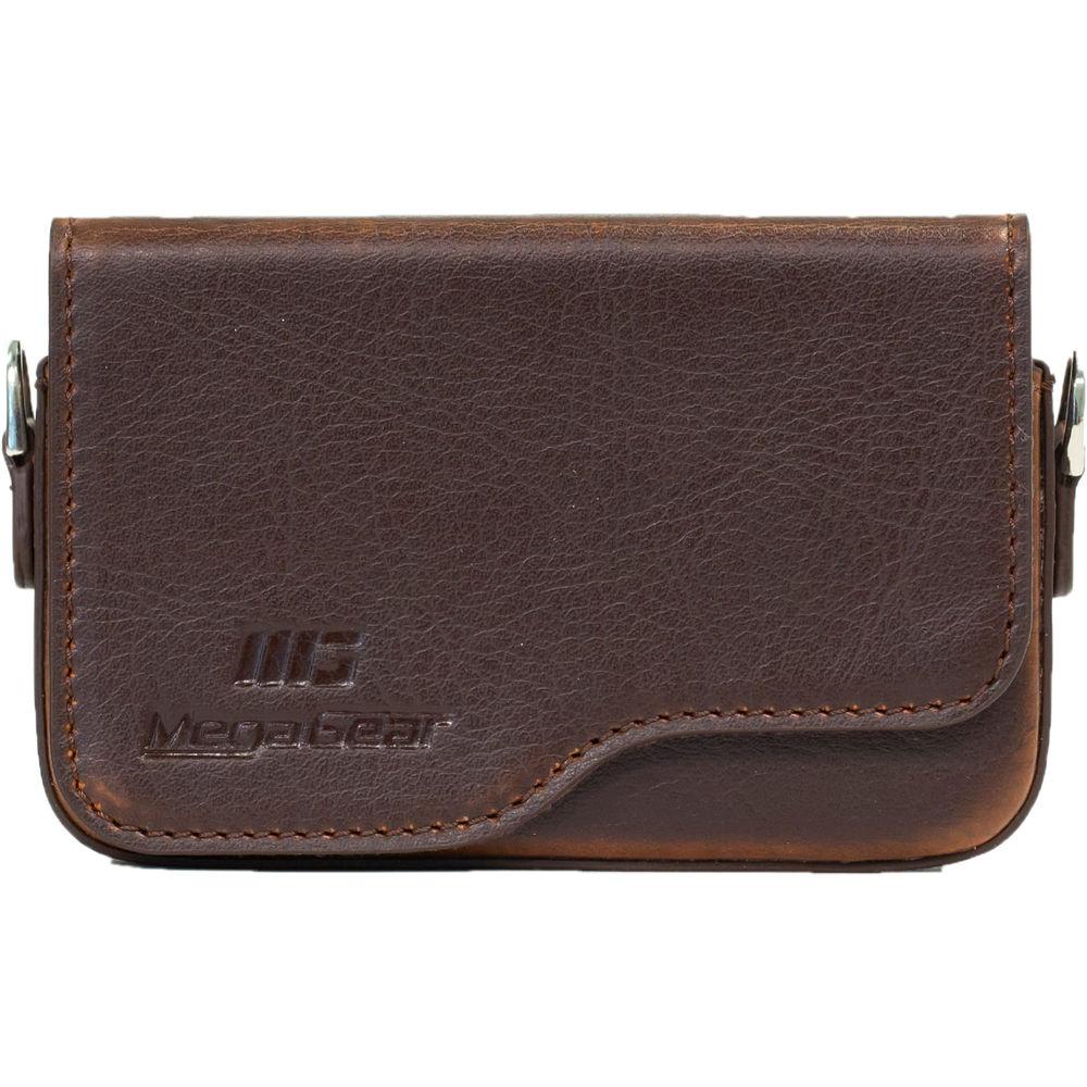 MegaGear Leather Case with Strap for Select Canon PowerShot Cameras