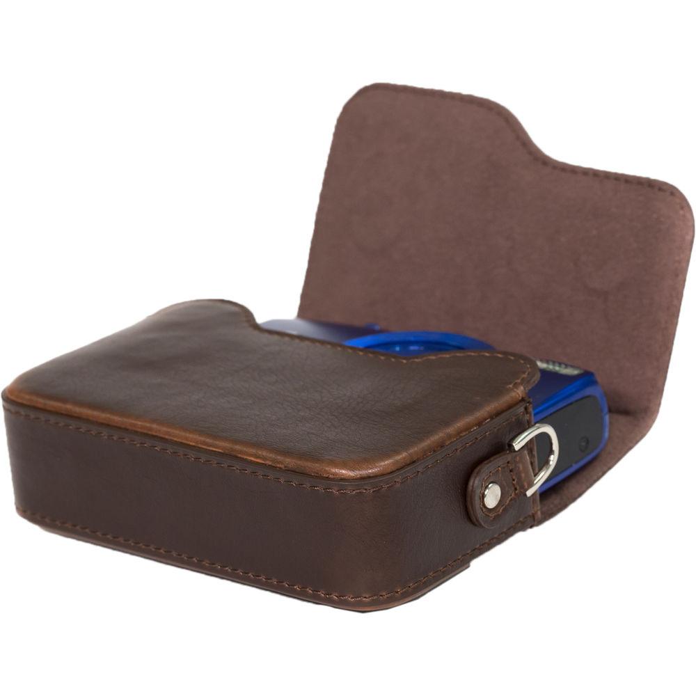 MegaGear Leather Case with Strap for Select Canon PowerShot Cameras