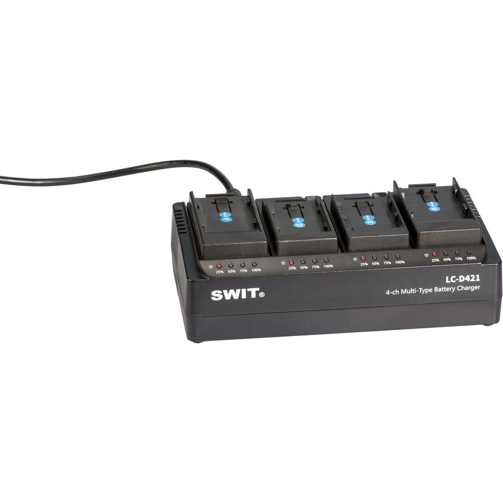 SWIT 4-Ch Simultanoues Chager For The Swit S-8U95 93 S-8U65 63 Sony BP-U Series, SWIT, 4-Ch, Simultanoues, Chager, Swit, S-8U95, 93, S-8U65, 63, Sony, BP-U, Series