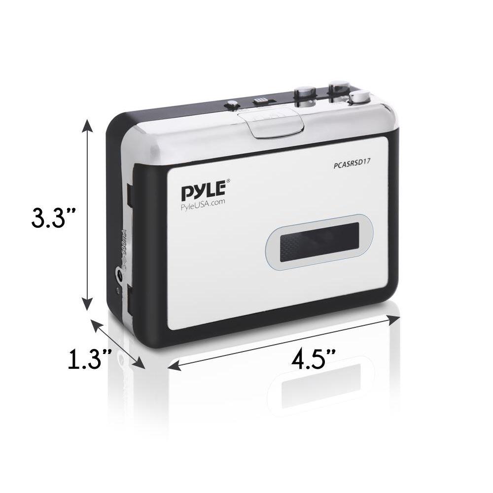 Pyle Home Portable Cassette Player and MP3 Converter Recorder
